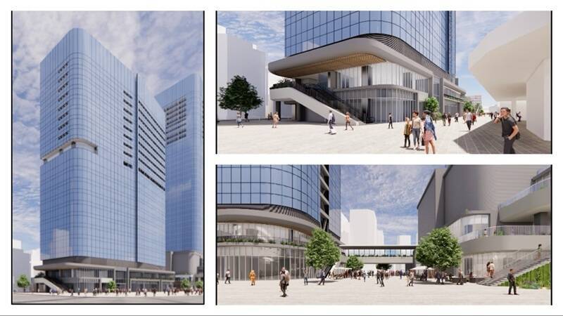 横浜･関内駅前が激変！「セルテ」跡地の北口地区＆港町地区再開発が本格始動、超高層ツインタワーと空中回廊の全貌