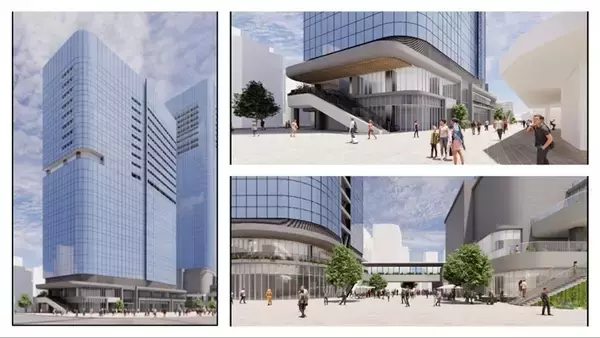 「横浜･関内駅前が激変！「セルテ」跡地の北口地区＆港町地区再開発が本格始動、超高層ツインタワーと空中回廊の全貌」の画像