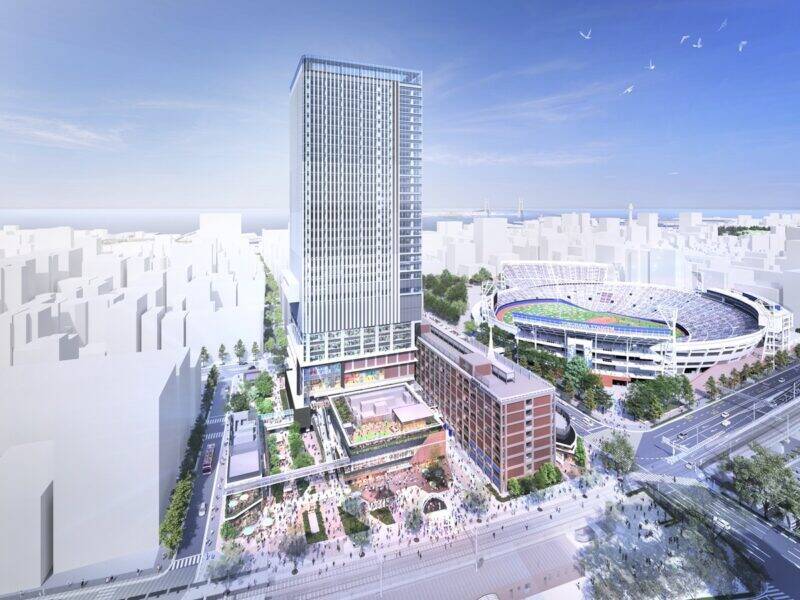 横浜･関内駅前が激変！「セルテ」跡地の北口地区＆港町地区再開発が本格始動、超高層ツインタワーと空中回廊の全貌