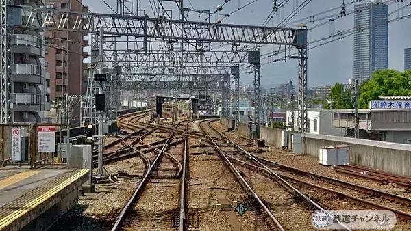 「前面展望「長沼駅」から「北野駅」【駅ぶら】06京王電鉄　京王線199」の画像