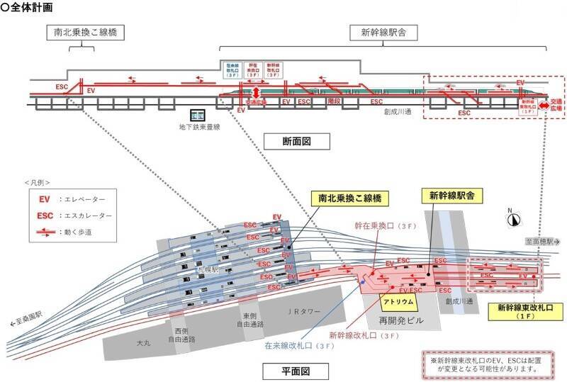 北海道新幹線延伸を見据え「札幌駅」が大規模リニューアル！スペース1.5倍の新エキナカ商業施設やカマクラ待合室、東西コンコース刷新の全貌