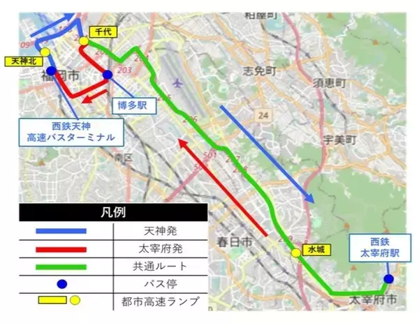 「福岡オープントップバスに14年ぶり新型車両導入！ 3/28から新設の「太宰府コース」の魅力は？ 車両の全貌と新ルートの魅力を解説」の画像