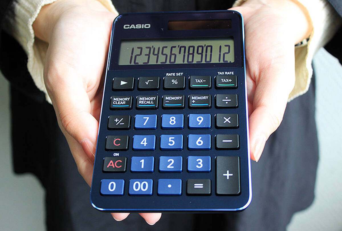 カシオプレミアム電卓「S100」シリーズがこの時期に売れる＆贈られる  