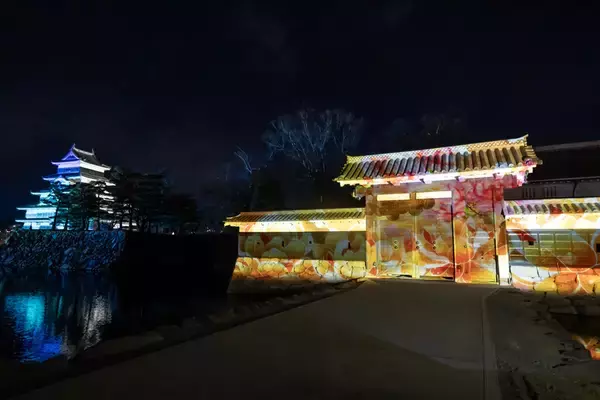 「国宝･松本城の冬の風物詩 “プロジェクションマッピング”と長野県最大級の “安曇野イルミネーション”！ この冬は 信州へ行こう！」の画像