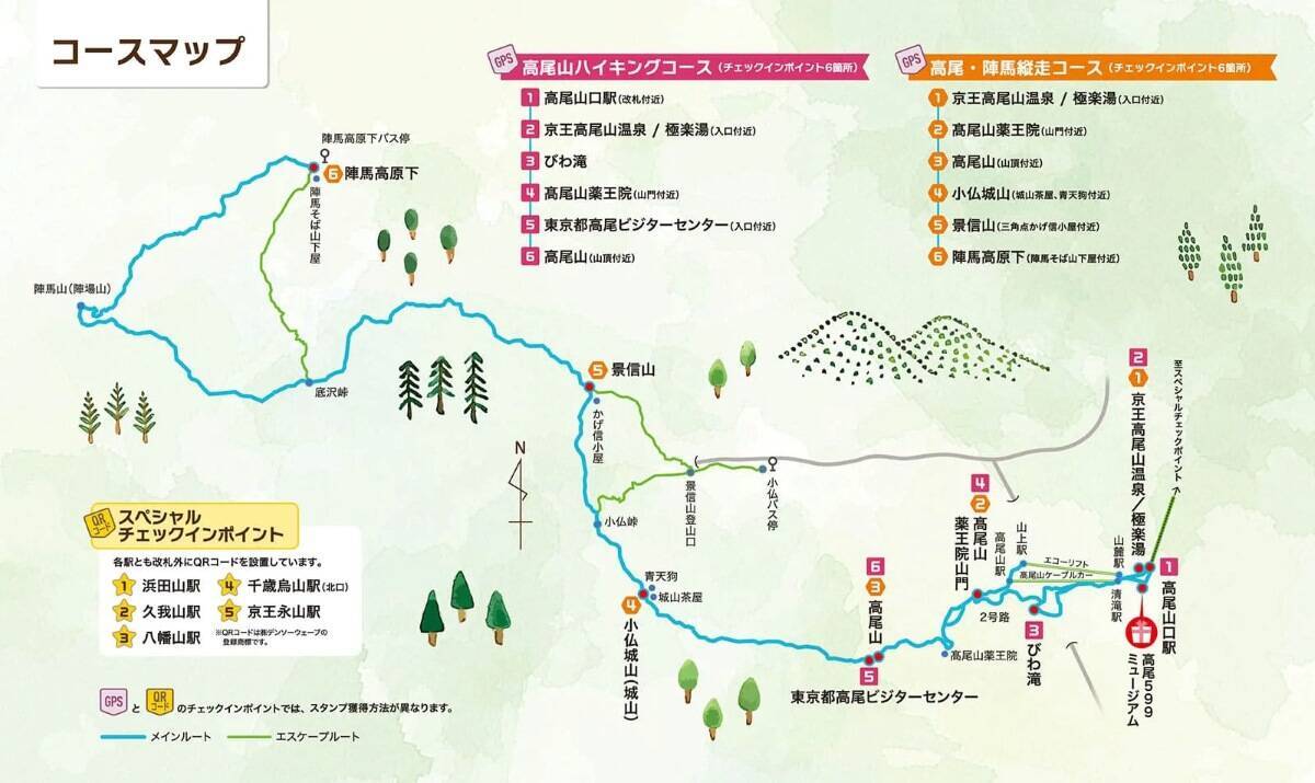 「高尾・陣馬スタンプハイク2026」4/25～実施中！102回目で完全デジタル化、ヘッドマーク車両運行や”山”の付く駅を巡る新企画も