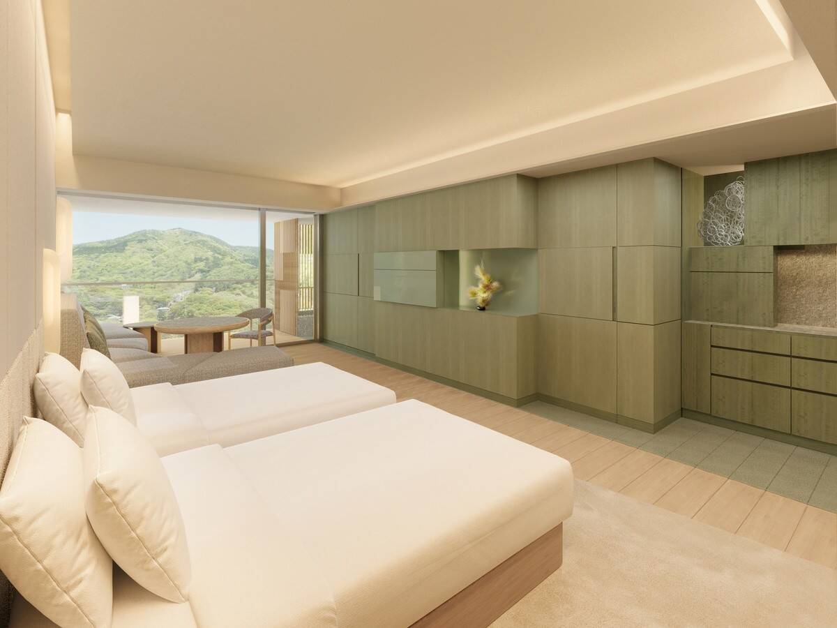 箱根･強羅に国内初の「オークラリゾート」誕生！全室に大涌谷源泉の露天風呂を完備し2029年開業、“森の隠れ家” 全58室が60平米超