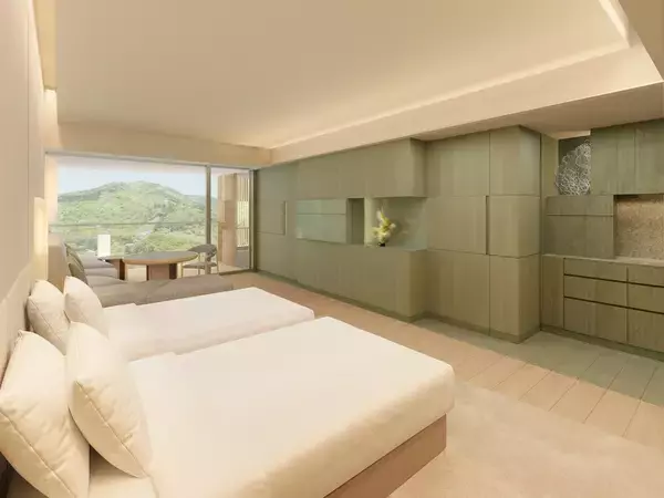 「箱根･強羅に国内初の「オークラリゾート」誕生！全室に大涌谷源泉の露天風呂を完備し2029年開業、“森の隠れ家” 全58室が60平米超」の画像