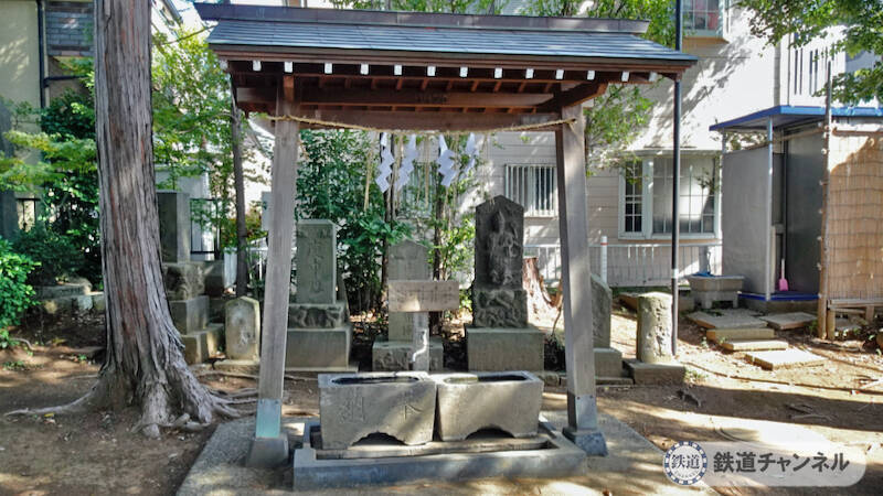 つくばエクスプレス【駅ぶら】057　流山セントラルパーク駅　その11　平和台大原神社　庚申塔