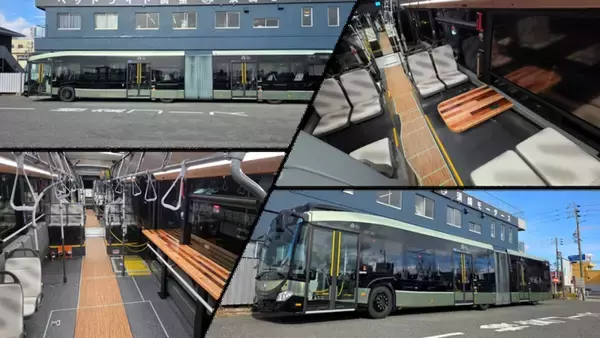 「名古屋の新公共交通「SRT」【2月デビュー】名古屋駅〜栄を走る黒の連節バス！運賃･ルート･乗り方から･デザインまで解説」の画像