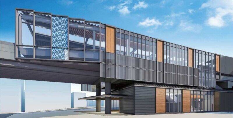 京急 北品川駅の新駅舎デザイン決定！ 旧東海道と調和する “和モダン”高架駅で開かずの踏切解消へ、連続立体交差事業の進捗状況は？
