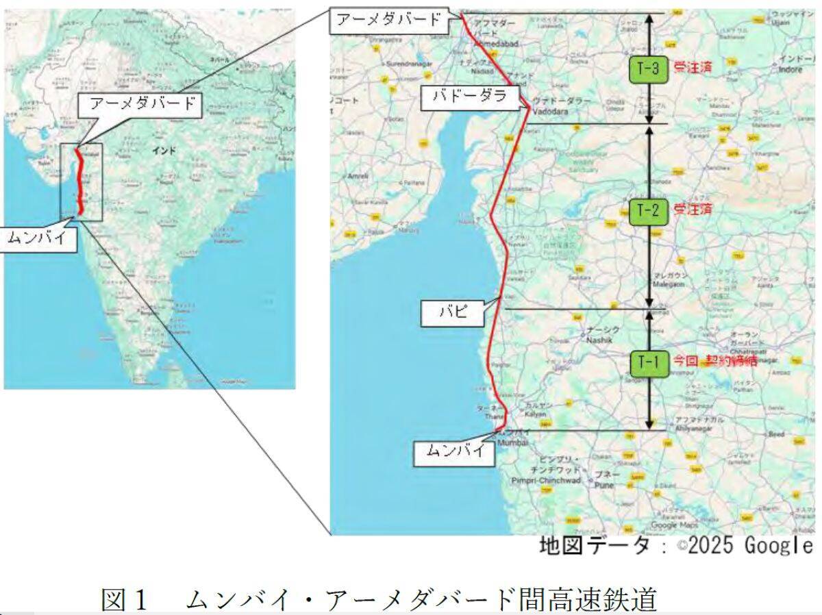 【インド新幹線】全508kmの軌道設計を日本企業が完遂へ！難工事が必要な工区の契約締結でプロジェクトは新局面、2027年試験走行へ