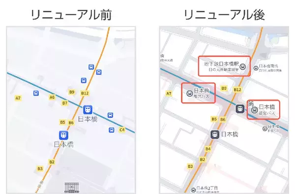 「新幹線や特急がどこを走ってるかが丸見え！ Yahoo!乗換案内 路線図が公共交通マップにアップデート、トレインキャスト機能を新たに追加」の画像