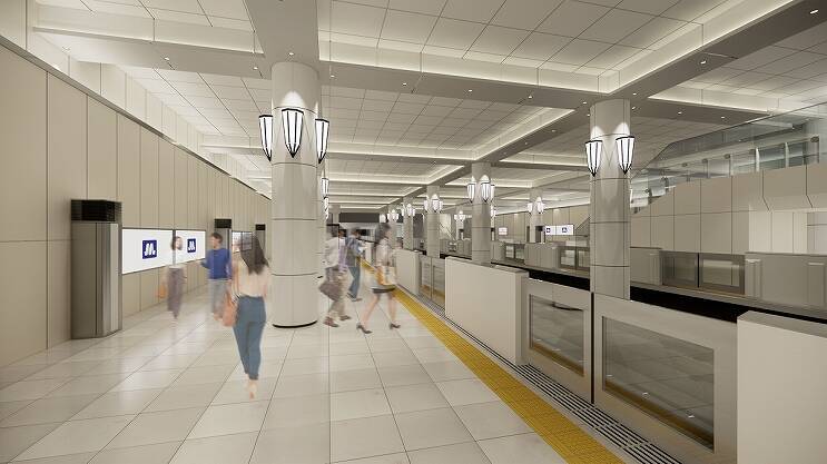 展示スペースや展望デッキも！　大阪メトロ9駅のリニューアルデザイン決定