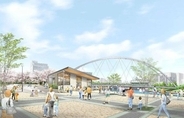 天王洲･東品川海上公園にクラフトビール店と水辺のBBQテラス、ドッグランが10/4開業！10/18には「3×3」試合も！愛犬と楽しめる水辺公園に