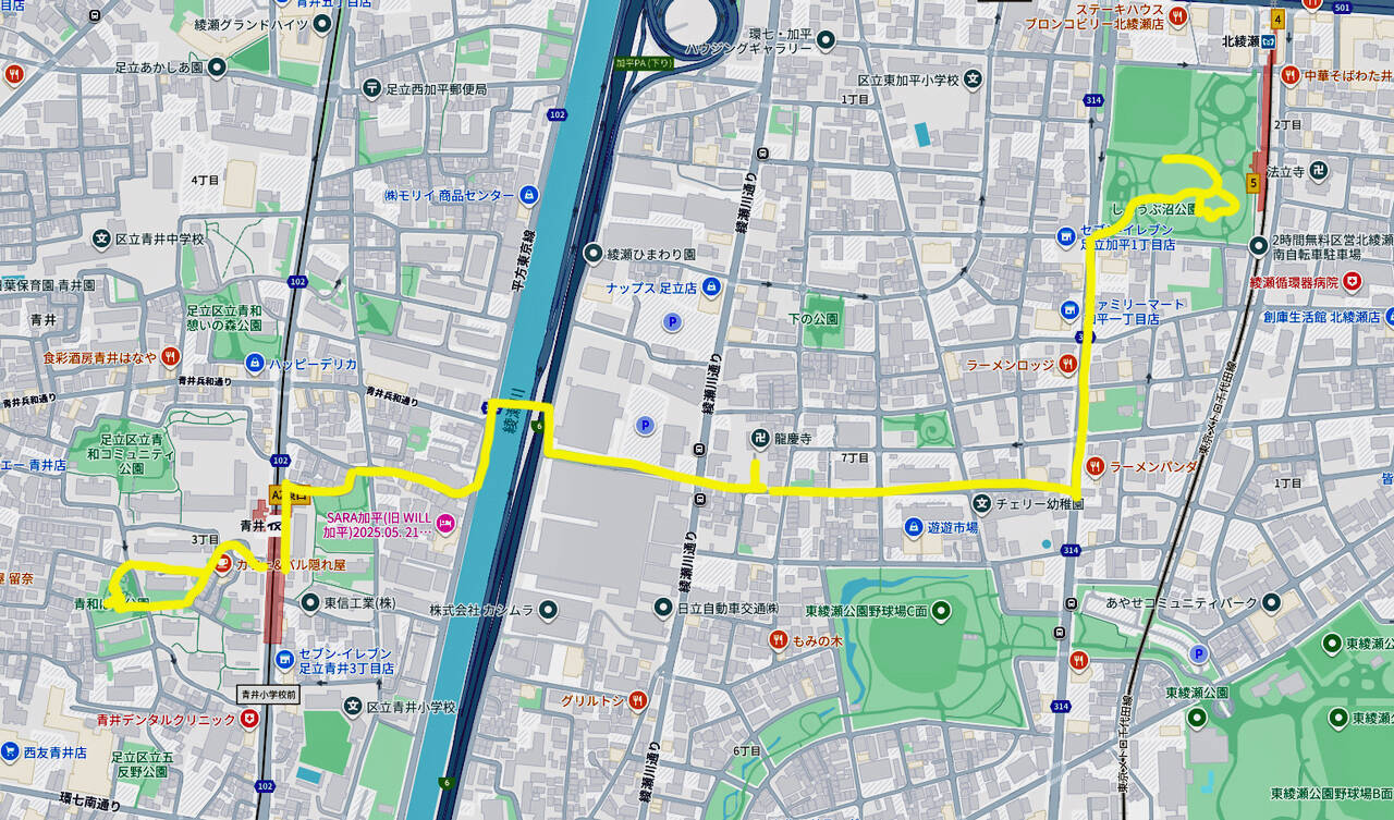 つくばエクスプレス【駅ぶら】026　青井駅　その4　しょうぶ沼公園