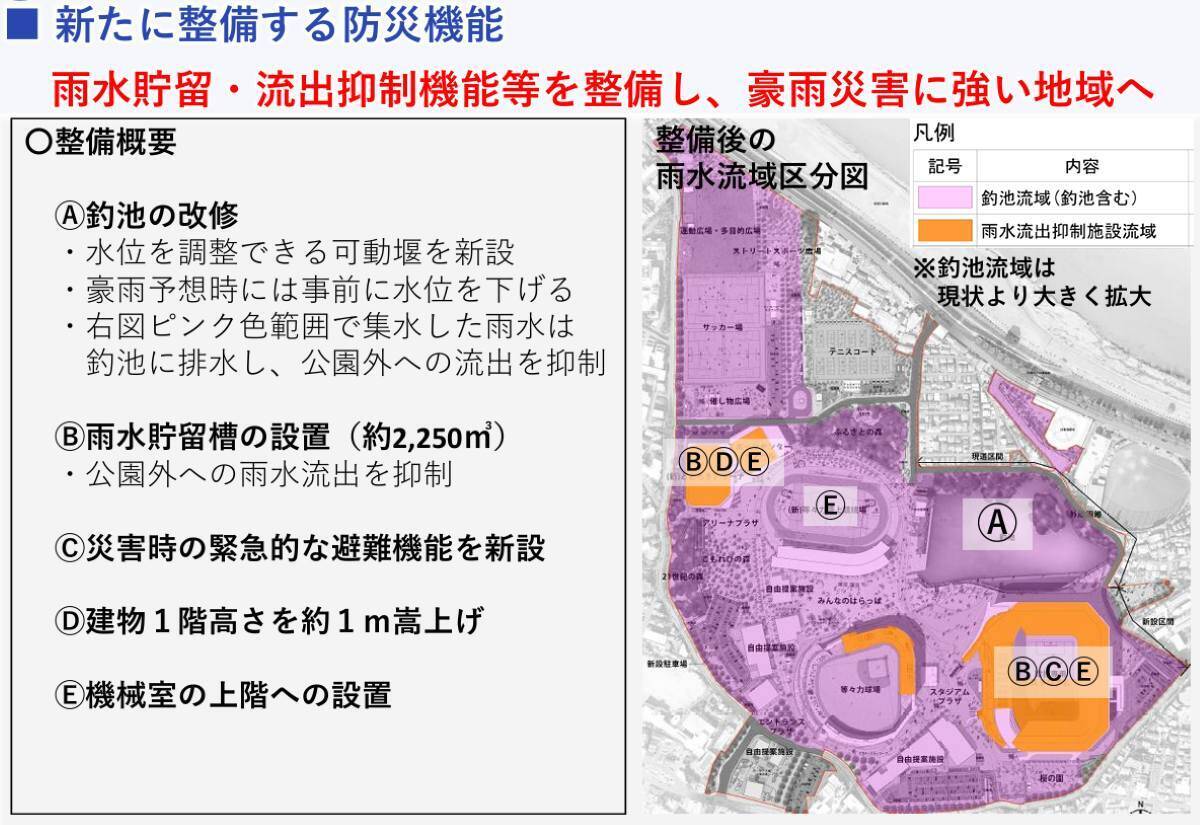 川崎市･フロンターレ本拠地は球技専用スタジアムに！等々力緑地の再整備計画、新とどろきアリーナや屋内プールなども誕生（武蔵小杉）