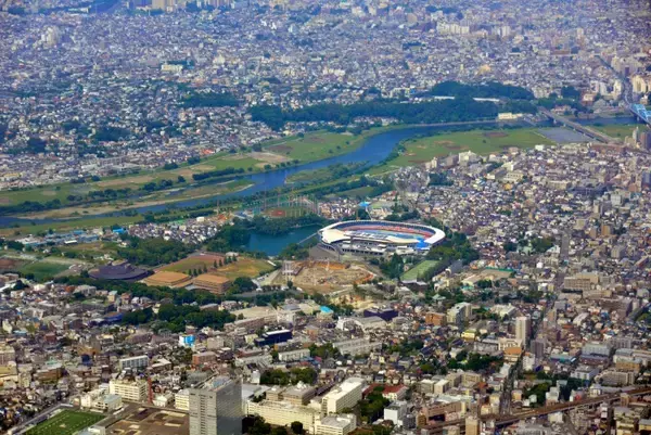 「川崎市･フロンターレ本拠地は球技専用スタジアムに！等々力緑地の再整備計画、新とどろきアリーナや屋内プールなども誕生（武蔵小杉）」の画像