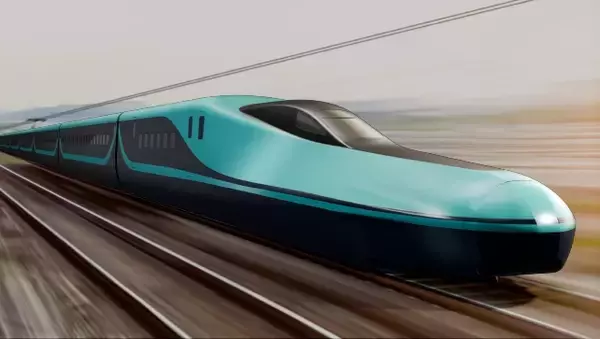 「インド新幹線・車両デザインを初公開、ムンバイで海底トンネルの350t巨大マシンも始動！日本の新幹線システムで2027年夏に開業へ」の画像
