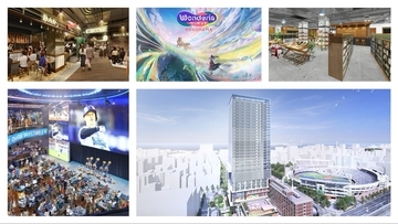 横浜スタジアム隣「BASEGATE横浜関内」を徹底解剖！フードホールや有隣堂の新業態、ライブビューイングアリーナなど3/19開業