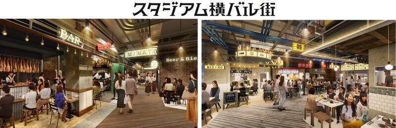 横浜スタジアム隣「BASEGATE横浜関内」を徹底解剖！フードホールや有隣堂の新業態、ライブビューイングアリーナなど3/19開業