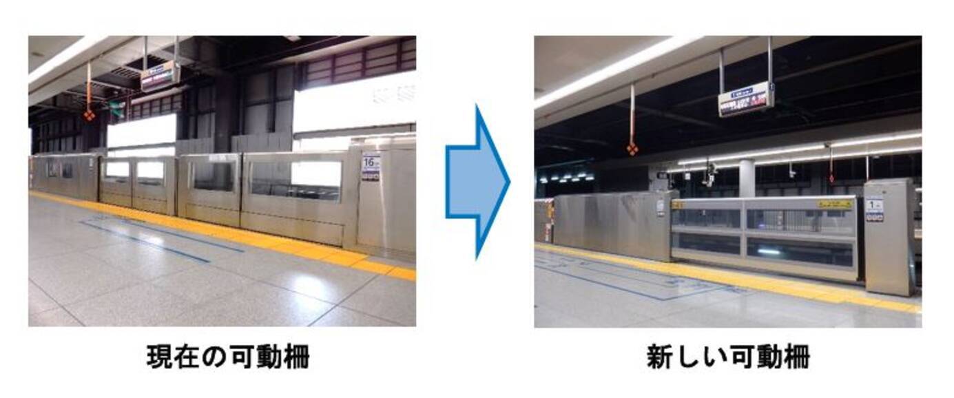 東海道新幹線、品川駅24番線の可動柵更新工事 26日から (2023年6月25日 