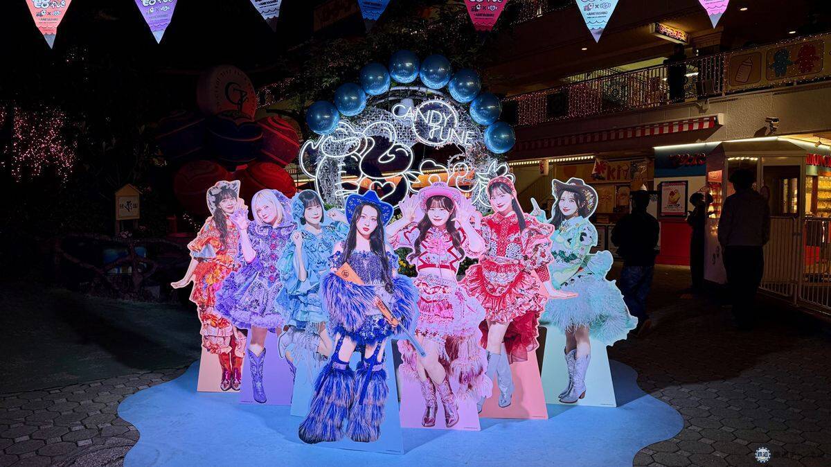 浅草花やしきがCANDY TUNE一色に！ デビュー3周年「浅草 飴やしき」開幕、GWの特別夜間営業！ 7色のパンダカーや限定グルメも見逃せない