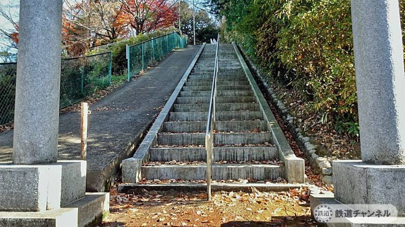 まずは　石段60段！【駅ぶら】06京王電鉄312　相模原線32