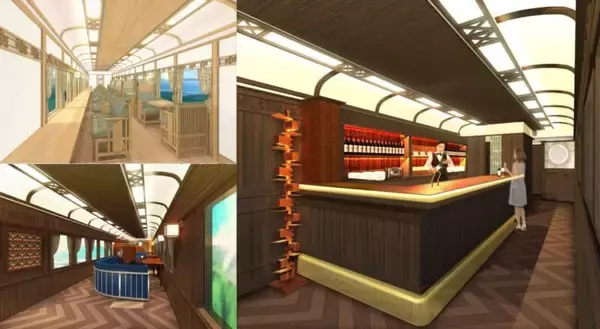 「南海の新観光列車「GRAN 天空」2025年度末に降臨！高野山への旅が上質な体験に進化、天空の城から深紅の宮殿へ（大阪-和歌山）」の画像