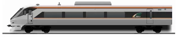 「JR東海、新型特急「385系」量産先行車デザイン発表　「しなの」後継、グリーン車に同社在来線初のバックシェル式を採用」の画像