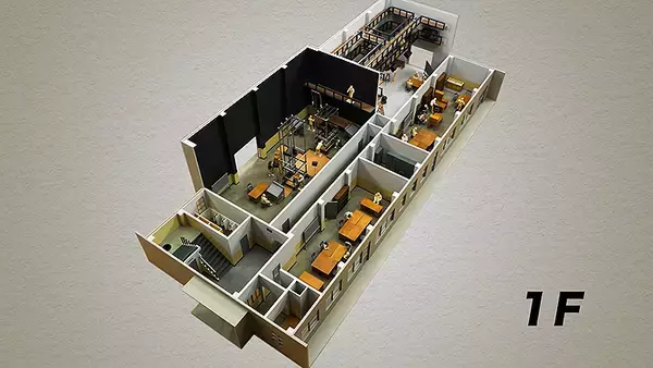 「東映動画スタジオの1/25リアル模型とVRChat内3DCG が 12/21同時公開！ 東映アニメーション メタバース・プロジェクト ONN’ON STUDIOS オナノン スタジオ 始動！」の画像