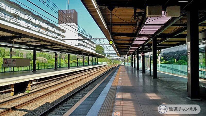 前面展望「山田駅」から「めじろ台駅」【駅ぶら】06京王電鉄227　高尾線17