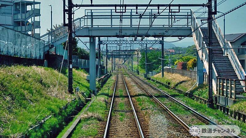 前面展望「山田駅」から「めじろ台駅」【駅ぶら】06京王電鉄227　高尾線17