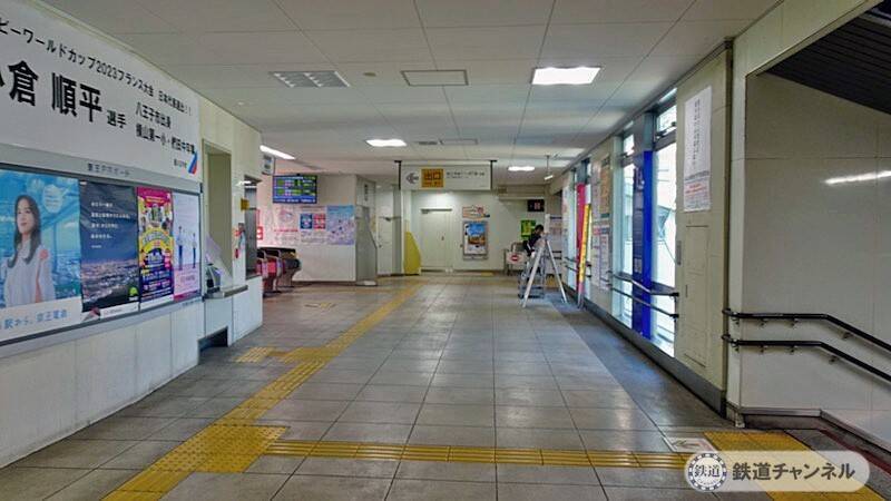 めじろ台駅　駅前ロータリーが大きい【駅ぶら】06京王電鉄228　高尾線18