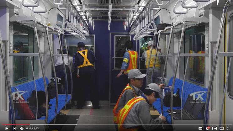 TX-3000系の試運転動画公開――つくばエクスプレス