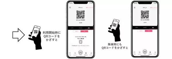 「MaaSアプリ「WILLERS」に日本初となる区間運賃対応QRコード即時決済機能追加　2/10から丹鉄沿線で実証実験」の画像