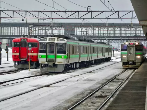 「雪景色　静かに時間が流れます【50代から始めた鉄道趣味】261」の画像