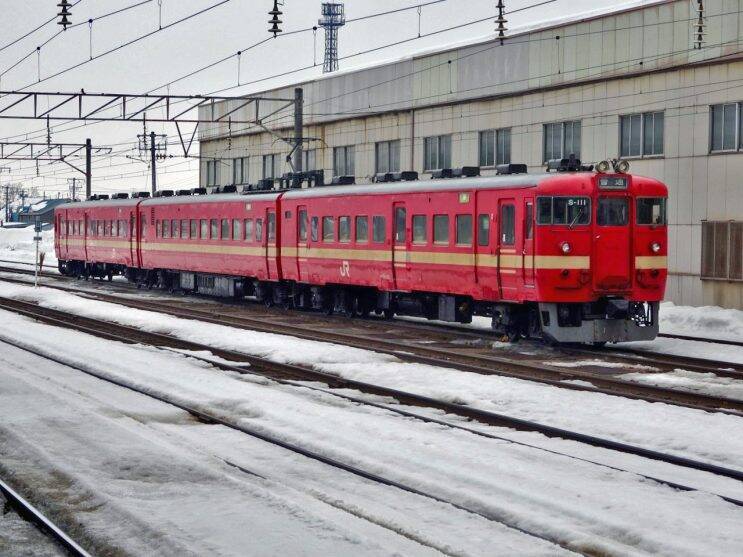 雪景色　静かに時間が流れます【50代から始めた鉄道趣味】261