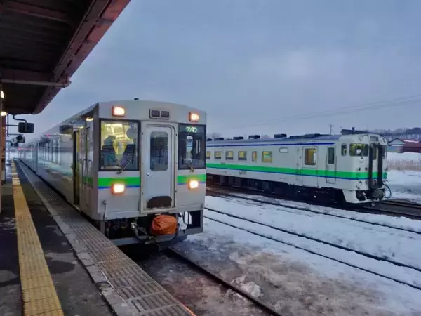 「雪景色　静かに時間が流れます【50代から始めた鉄道趣味】261」の画像