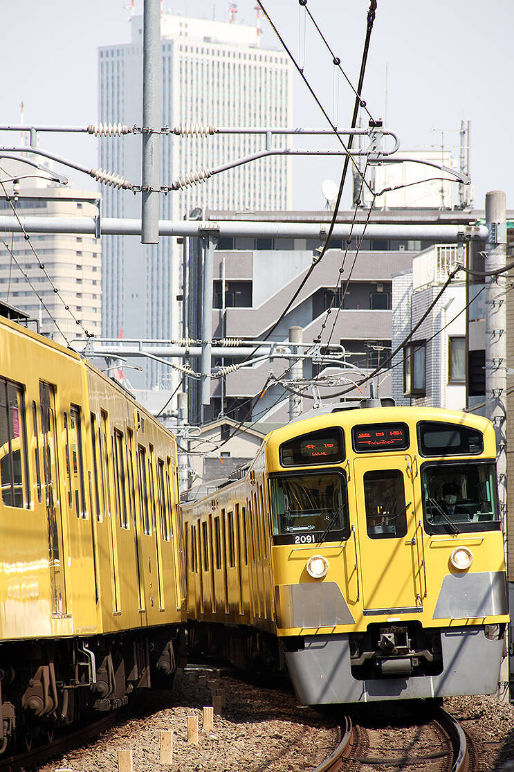 山手線をオーバークロスする私鉄を外回りの順番に