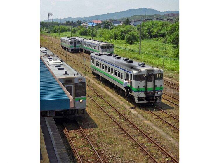 お昼時間の長万部駅は初めて【50代から始めた鉄道趣味】312