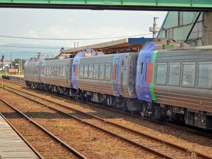 お昼時間の長万部駅は初めて【50代から始めた鉄道趣味】312