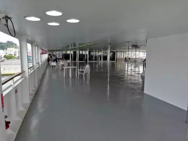 「宇野駅から髙松行フェリーに乗船【50代から始めても楽しめますよ鉄道趣味】」の画像