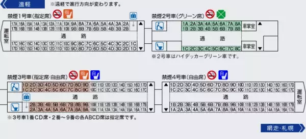 「特急オホーツク 札幌―網走 376km 5時間半、峠越えのひとやすみ遠軽ですみません…」の画像