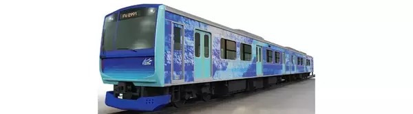 「車両形式「FV-E991系」、愛称「HYBARI」　JR東日本、水素エネルギーのハイブリッド車両（燃料電池）試験車両開発へ　日立・トヨタと合意」の画像