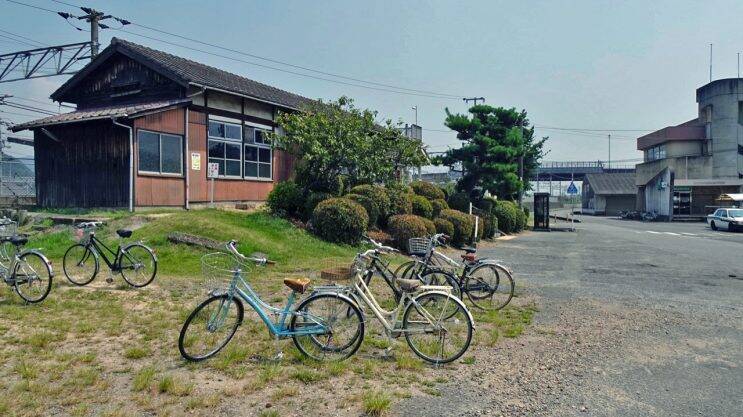 四辻駅　松の木がシンボル？【木造駅舎巡礼02】山陽本線