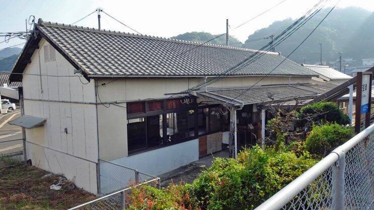 安芸津駅　50年前の壁画【木造駅舎巡礼03】呉線