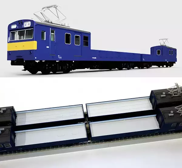 1万円切る天賞堂1/80モデル「クモル145形+クル144形2輌セット」各3タイプ発売、プラ製16番ゲージ第3弾も明らかに！