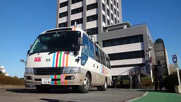 長野県内初の自動運転バス実証実験、埼玉工業大学 実験車が 11/24-27 塩尻駅前で試乗会を実施