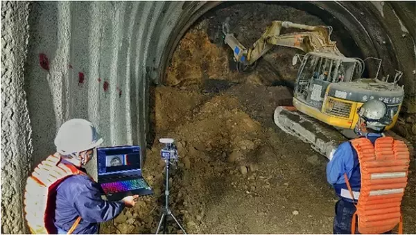 「東急建設と東京都市大学がトンネル肌落ちをリアルタイム検知する技術を開発、北海道新幹線 朝里トンネル工事などで実証確認」の画像