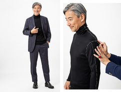 GINZA SAKAEYA の日本初 仮縫付フルオーダータートルネックニットで、2021年は自分にフィットした美ウェアを
